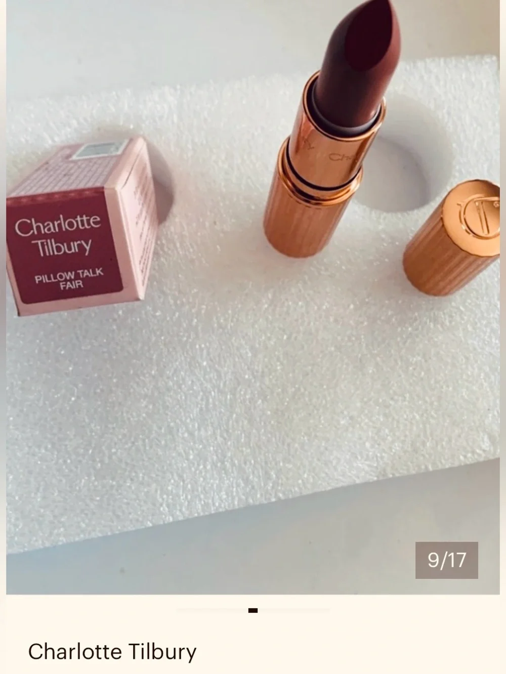 Charlotte Tilbury Pillow Talk fair kissing Lipstick